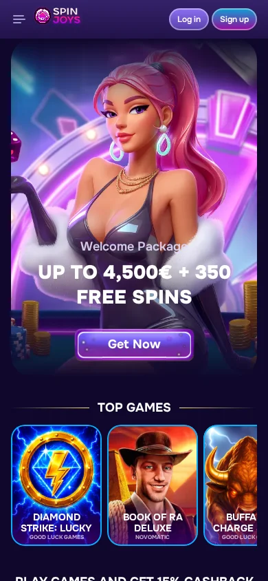 Mobiel spelen bij SpinJoys Casino